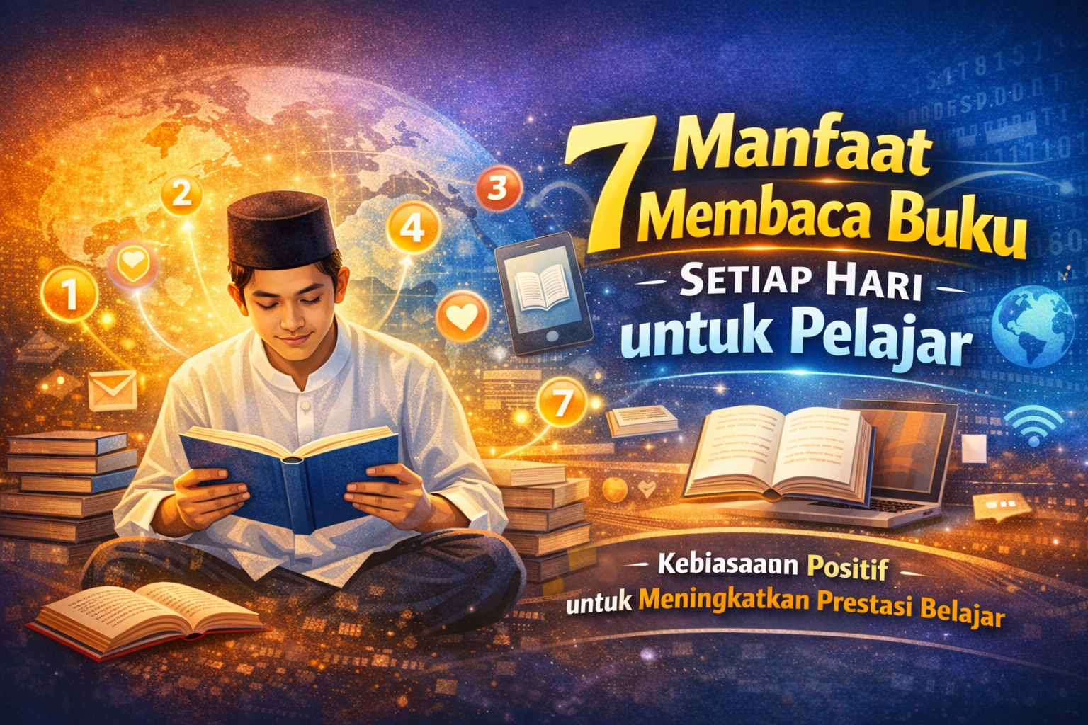 7 Manfaat Membaca Buku Setiap Hari untuk Pelajar